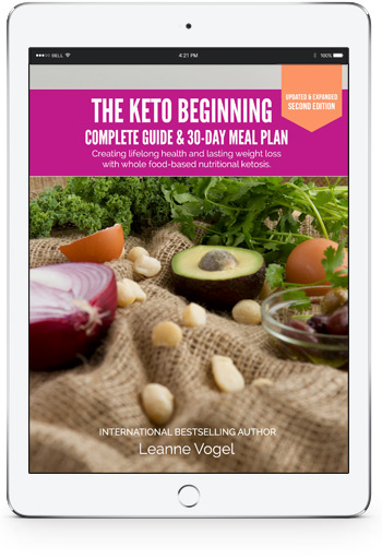 The Keto Beginning on an iPad